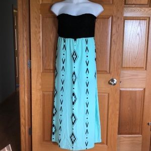 Strapless Maxi Dress